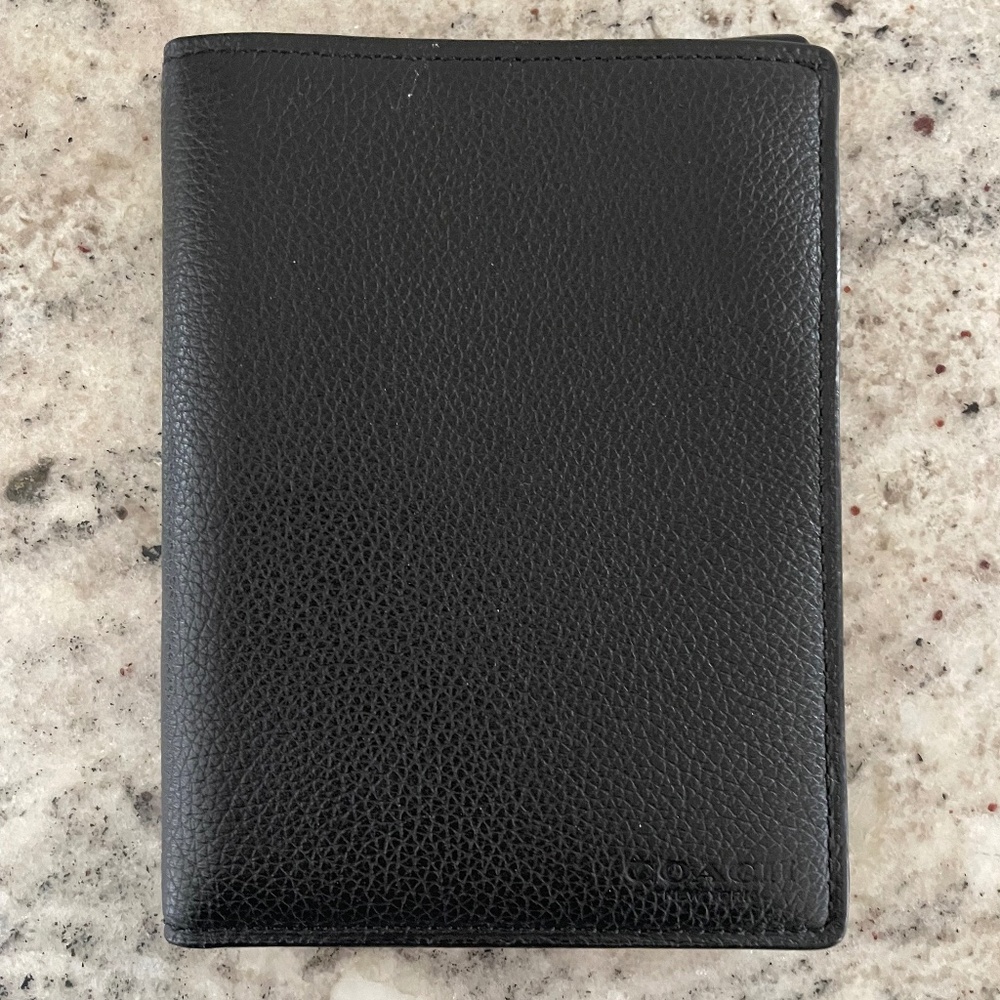 Coach Passport holder
